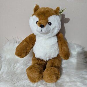 The Bearington Collection Sid The Fox Stuffed Animal Soft Toy New With Tags!